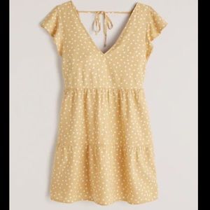 Abercrombie & Fitch Yellow Polka Dot Dress